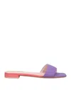 Anna Baiguera Sandals In Purple