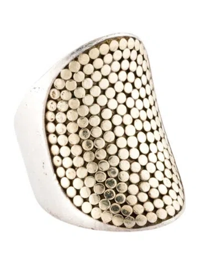 Pre-owned Anna Beck Centered Saddle Ring In Multi