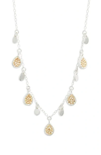 Anna Beck Classic Drop Charm Necklace In Gold