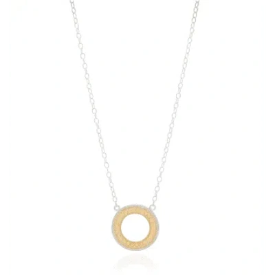 Anna Beck Classic Open Circle Necklace In Gold
