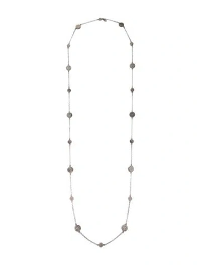 Pre-owned Anna Beck Classic Station Necklace, 40" In Multi