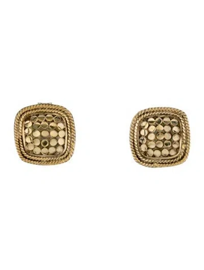 Pre-owned Anna Beck Classic Stud Earrings In Multi