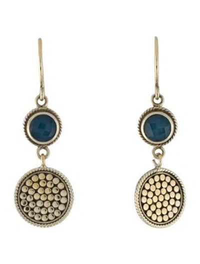 Pre-owned Anna Beck Crystal Chandelier Earring In Multi