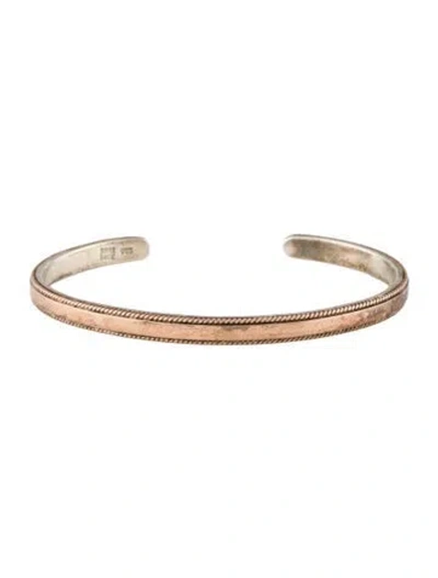 Pre-owned Anna Beck Cuff Bracelet, 6.5" In Multi
