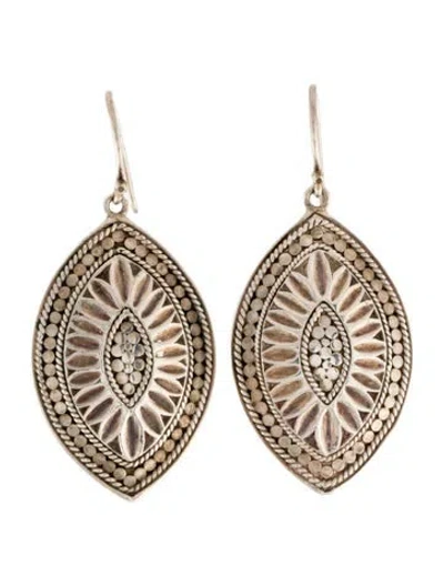 Pre-owned Anna Beck Drop Earrings In Multi