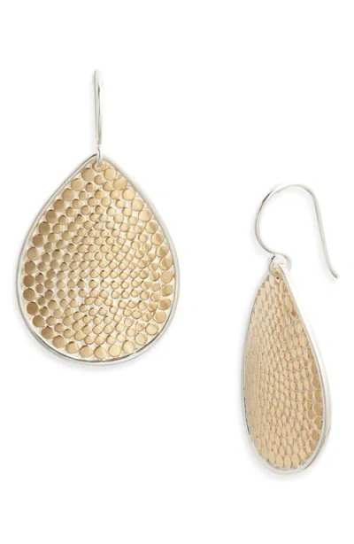 Anna Beck Large Classic Archive Drop Earrings In Gold
