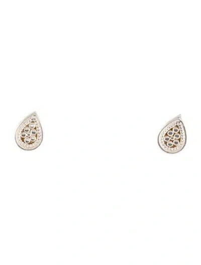 Pre-owned Anna Beck Mini Stud Earrings In Multi