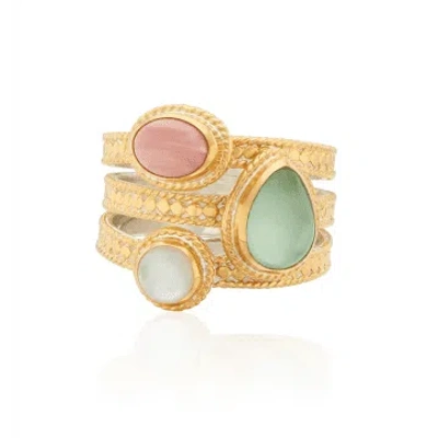Anna Beck Oasis Faux Stacking Ring In Gold