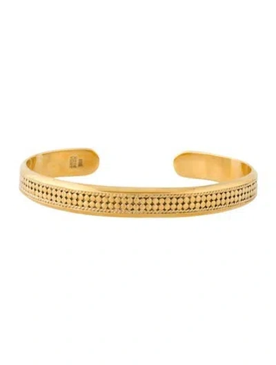 Pre-owned Anna Beck Stacking Cuff Bracelet, 6.75" In Multi