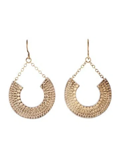 Pre-owned Anna Beck Two-tone Drop Earrings In Multicolor