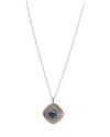 Anna Beck Women's Gili Square With Lapis Necklace In Gold In Metallic