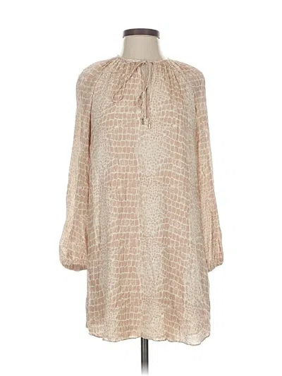 Pre-owned Anna Cate 3/4 Sleeve Blouse In Brown