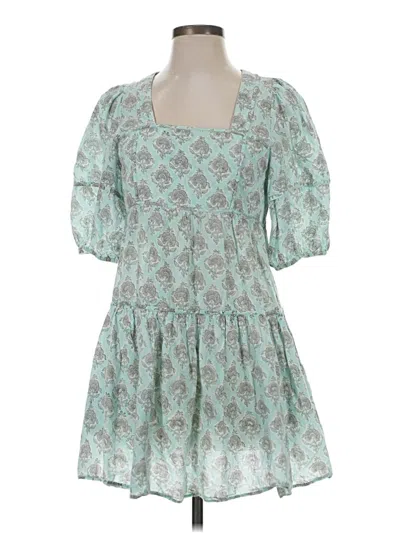 Pre-owned Anna Cate 3/4 Sleeve T-shirt In Teal