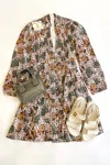 Anna Cate Alex Dress In Fall Ombre