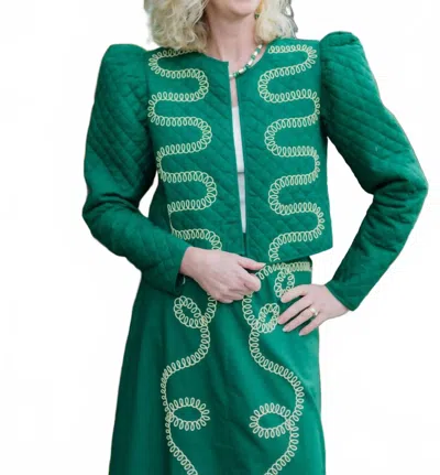 Anna Cate Portia Skirt In Kelly In Green