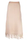 Anna Cate Blaise Skirt In Ivory In Multi