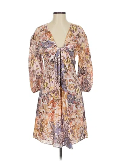 Pre-owned Anna Cate Casual Dress In Brown