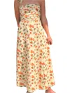 Anna Cate Clayton Shell Midi Dress In Beige In Neutral