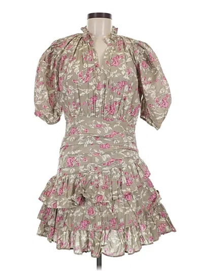 Pre-owned Anna Cate Cocktail Dress In Tan