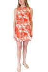 Anna Cate Danaa Mini Dress In Red Shell In Multi