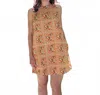 Anna Cate Danaa Mini Dress In Summer Peach In Multi