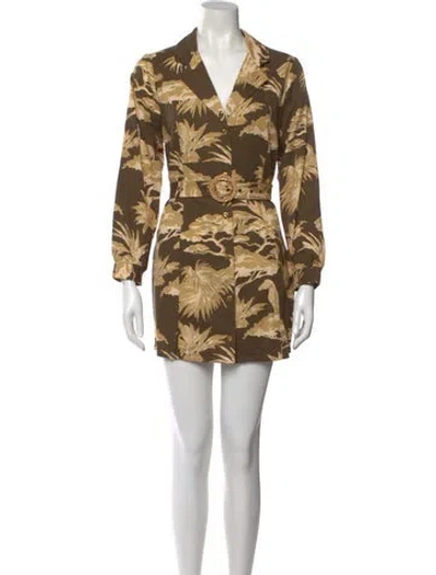 Pre-owned Anna Cate Floral Print Mini Dress W/ Tags In Multi