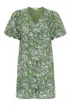 Anna Cate Haley Dress In Apple Mist Print