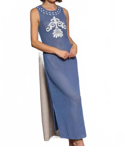 Anna Cate Ila Midi Dress In Royal In Blue