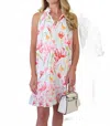Anna Cate Jane Mini Dress In Pink Lilly In Multi
