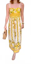 Anna Cate Laken Dress In Lemon Summer In Multi