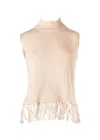 Anna Cate Laurant Top Knit In Ivory In Multi