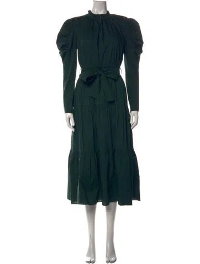 Pre-owned Anna Cate Long Dress In Green