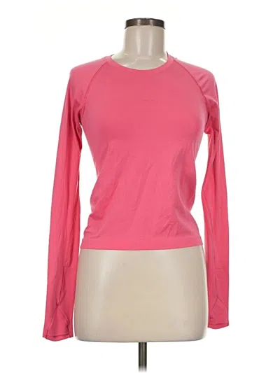 Pre-owned Anna Cate Long Sleeve T-shirt In Pink