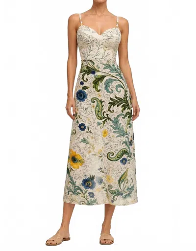 Anna Cate Mallory Midi Dress In Daisy In Multi