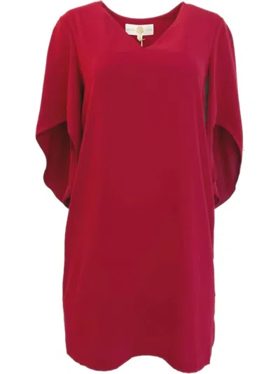 Anna Cate Meredith Dress In Biking Red In Multi