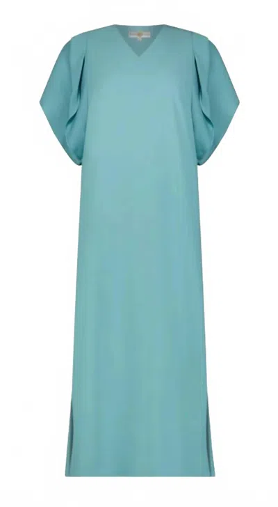 Anna Cate Meredith Midi Dress In Aqua Blue In Green
