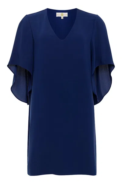 Meredith Midi Dress- Bellwether Blue