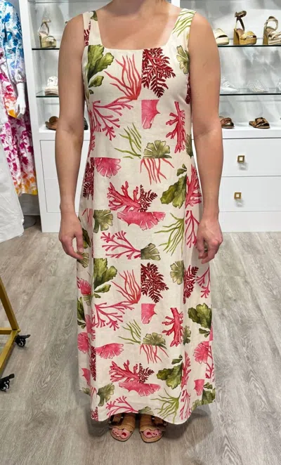 Anna Cate Minnie Midi Dress In Pink In Multi