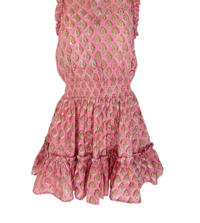 Anna Cate Morgan Dress In Cosmo Print In Pink