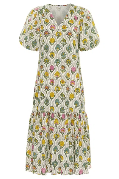 Anna Cate Myers Maxi Dress In Summer Field Print