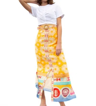 Anna Cate Portia Skirt In Sunny Side Up In Multi