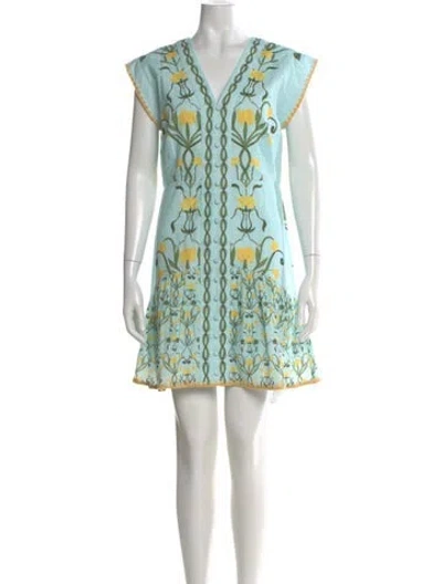 Pre-owned Anna Cate Printed Mini Dress W/ Tags In Multi