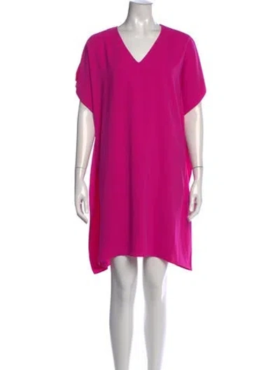 Pre-owned Anna Cate V-neck Mini Dress W/ Tags In Pink
