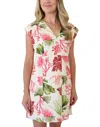 Anna Cate Walker Dress In Pink Reef In Multi