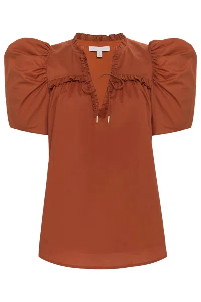 Anna Cate Women's Abigail Top In Sienna In Gold