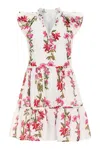 Anna Cate Women's Aimee V-neck Dress In Pink Floral In Multi