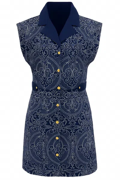 Anna Cate Women's Chris Sleeveless Dress In Navy In Blue