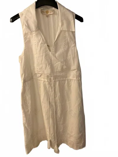 Anna Cate Women's Heidi Dress In White Eyelet In Brown