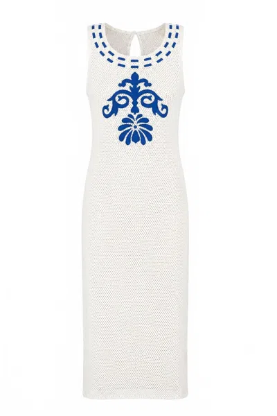 Anna Cate Women's Ila Midi Dress In Ivory In White