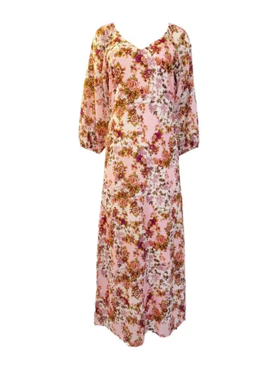 Anna Cate Women's Kinsley Midi Dress In Blush Bloom In Multi